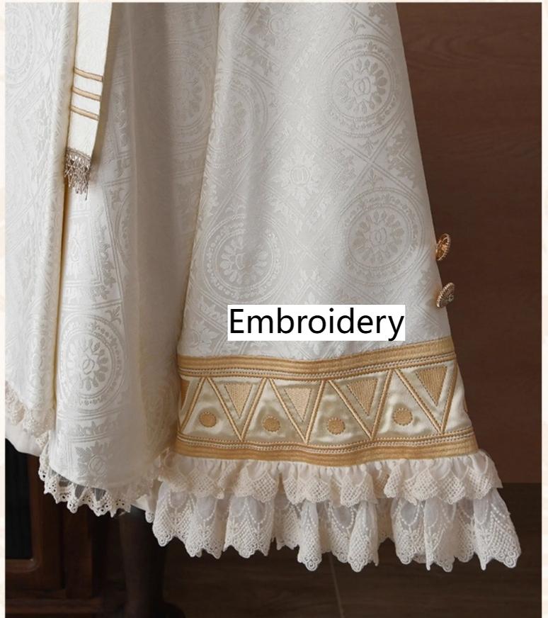 LizBird - Reincarnation of Time - Elegant Lolita OP Set with Waist-Cinching and A-Line Styles