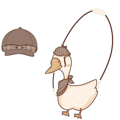 Piggy Bun - Famous Detective Goose - Kawaii Lolita Bag and Hat