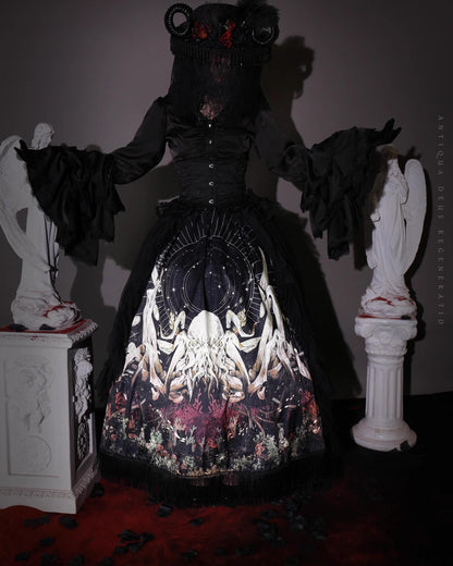 Caged Bird Hotel - Caged Bird - Lolita Petticoat White Plus Size Triple Layer Hoop Petticoat