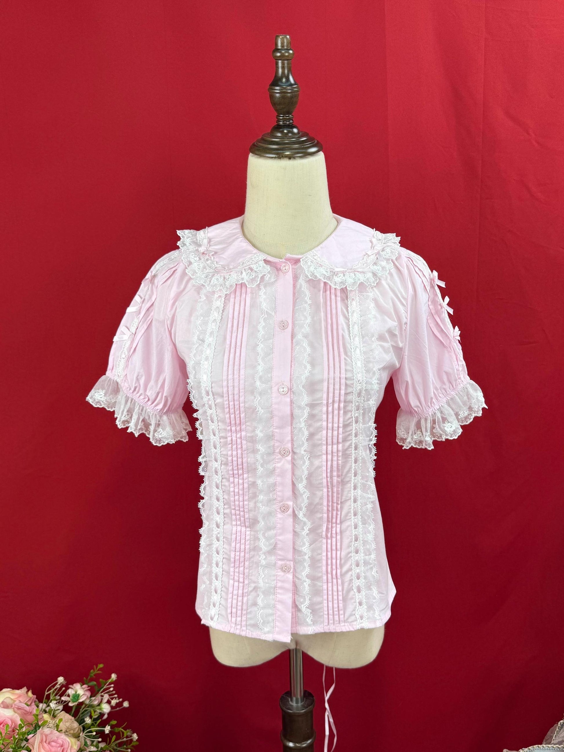DMFS Lolita - Lanxin Shirt - Cotton Sweet Lolita Lace Blouse