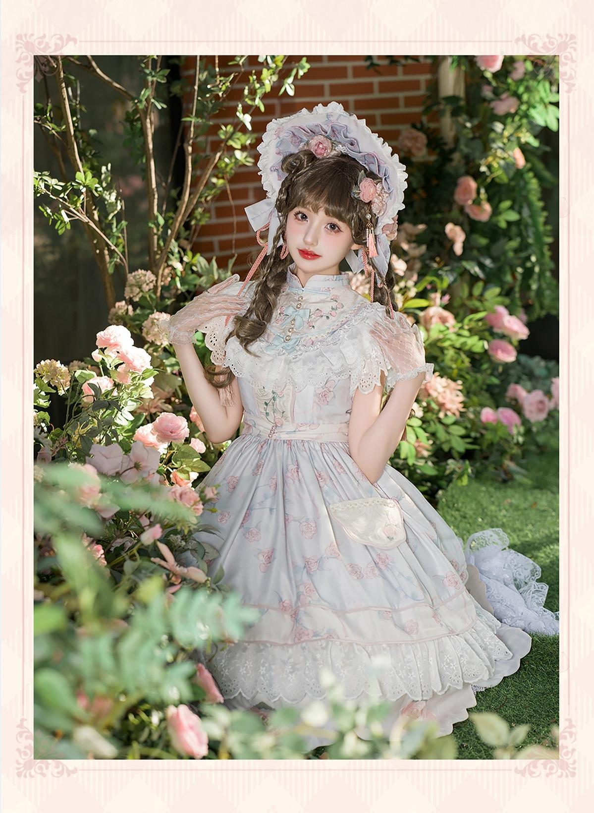 Bramble Rose - Exquisite Luo Shen - Qi Lolita OP Dress Chinese Style Lolita JSK