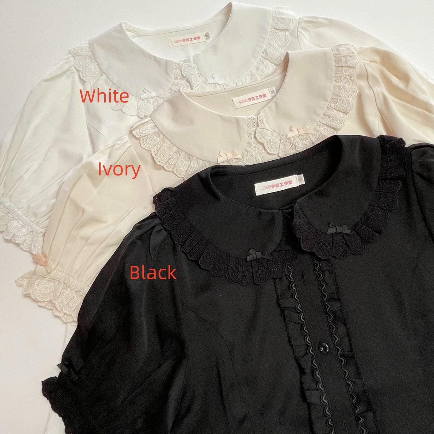 MIST - Sweet Short Sleeve Chiffon Lolita Blouse