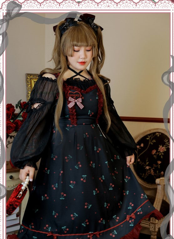 Yingtang - Plus Size Lolita Kawaii JSK Dress