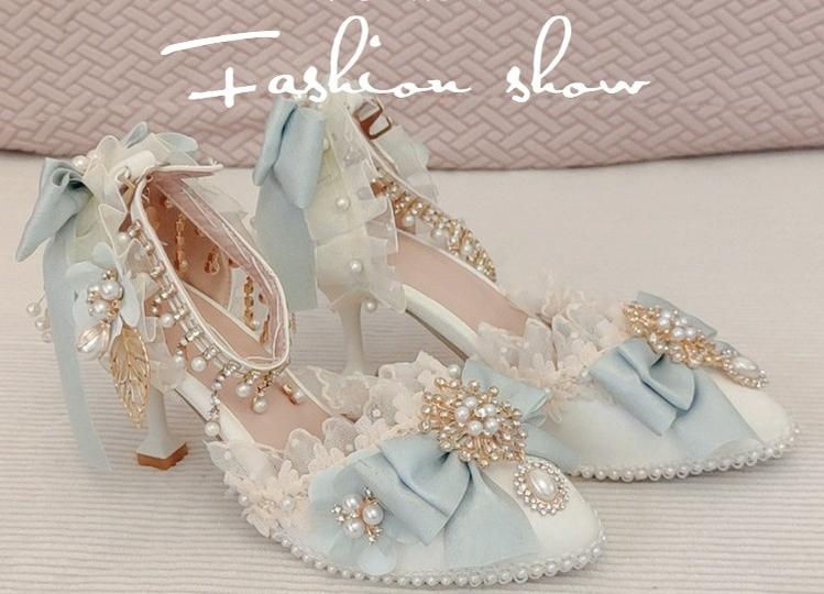 Cat Fairy - Gorgeous Lolita Tea Party Necklace, High Heels Shoes and BNT Hat