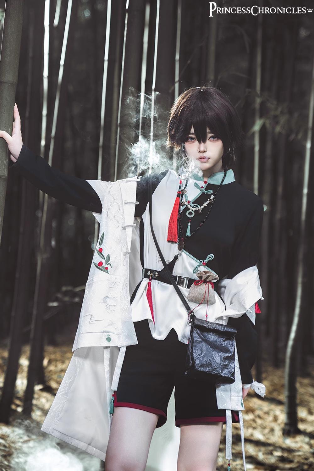 Princess Chronicles - Bamboo Panda - Han Lolita Shirt Full Set Chinese Style Unisex Set