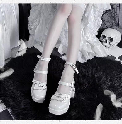 Witch's Night - Punk Lolita Heels Y2K Elegant Lolita Shoes