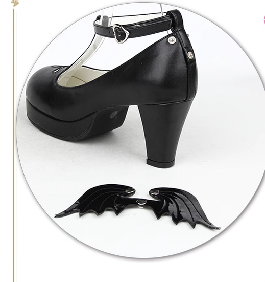 Angelic Imprint - Gothic Lolita Wings and Cross Shoes for Chistmas