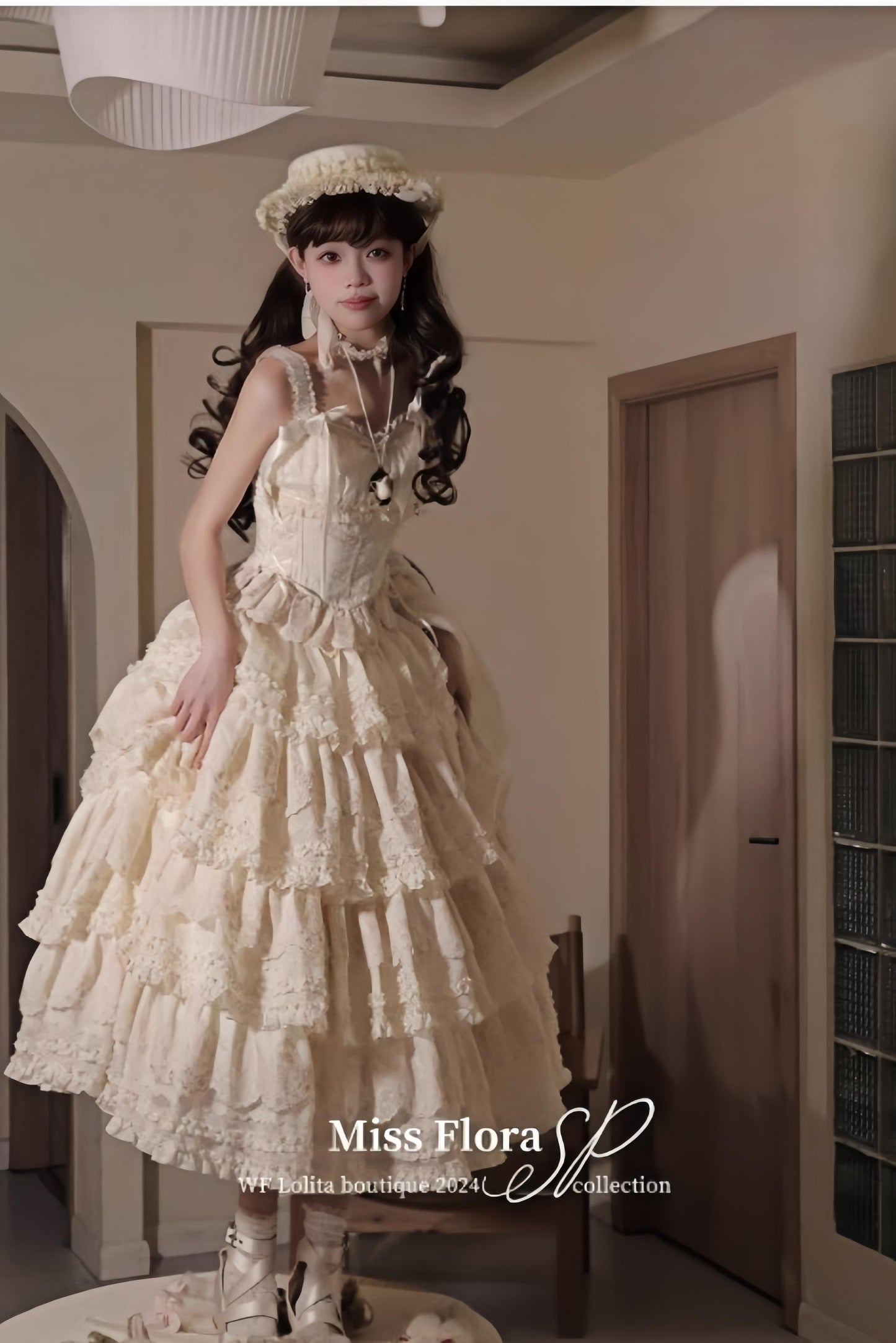 MEEKWIND - Miss Flora - Elegant Lolita Bodice Suit Tiered Skirt
