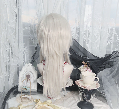 PippiPalace - Shikigami - Silver Gray Ancient Crown Wig