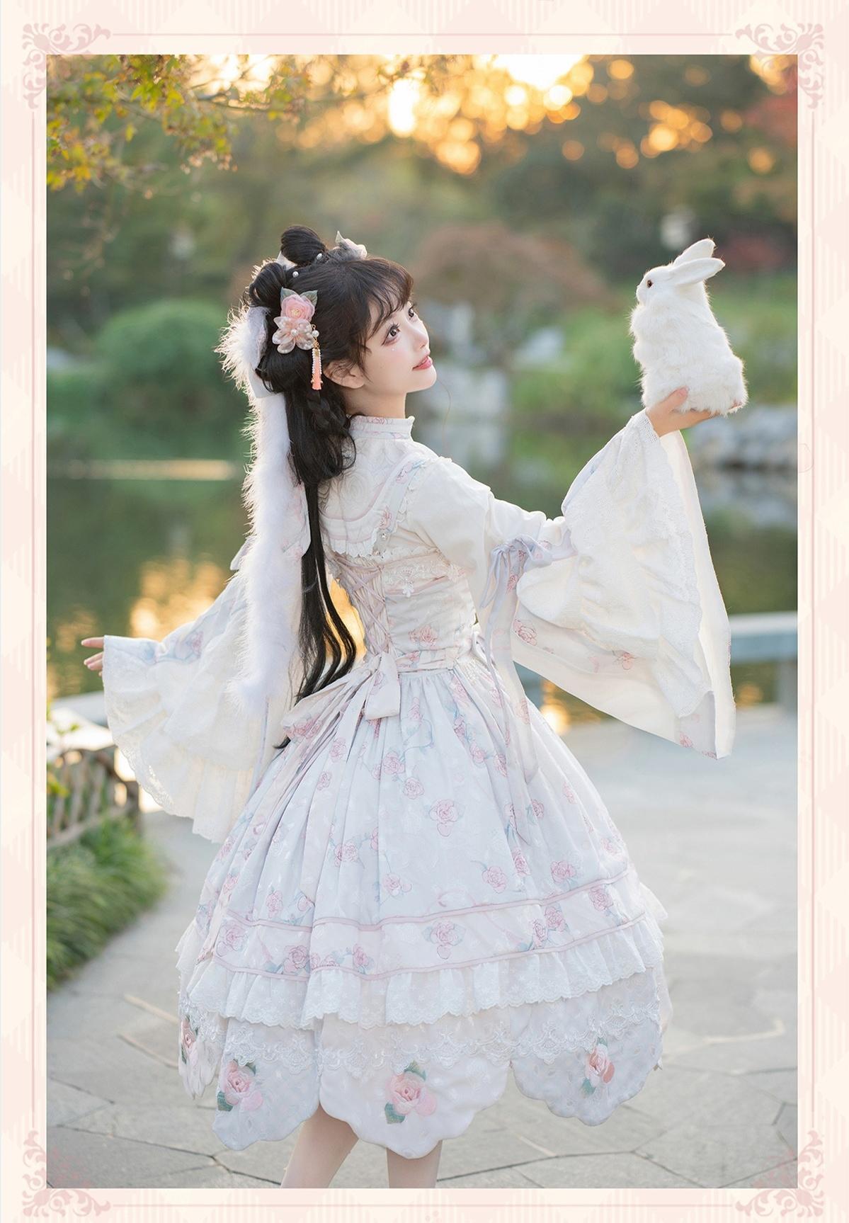 Bramble Rose - Exquisite Luo Shen - Qi Lolita OP Dress Chinese Style Lolita JSK
