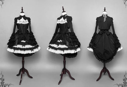 LeMiroir - Saint - Gothic Lolita Bolero Skirt Mermaid Dress Corset