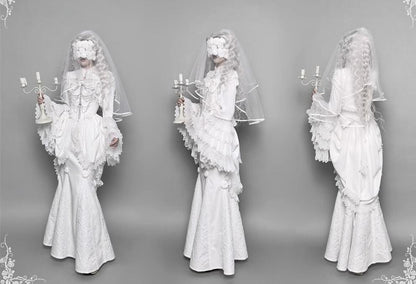 LeMiroir - Saint - Gothic Lolita Bolero Skirt Mermaid Dress Corset