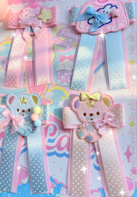 Bear Doll - 1000SE - Lolita Sweet Corsage Hair Clip Pin Accessories