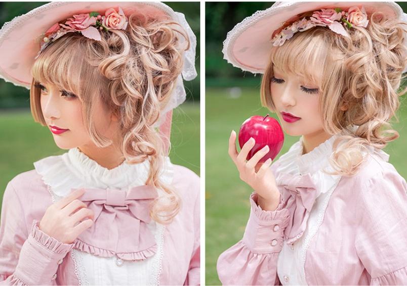 Chess Story - Vintage Lolita Long Sleeve OP Dress