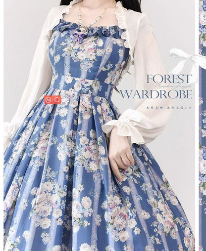 Forest Wardrobe - Forest Basket 3.0 - Vintage Lolita JSK Dress for Summer