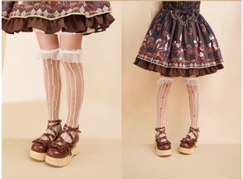 MODO - Sweet Lolita Round-Toe Platform Shoes
