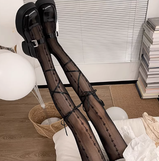 WAGUIR - Sweet Strappy Thin Lolita Tights