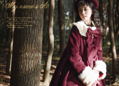 Unideer - Casual Lolita Winter Wool Down Coat Multicolors