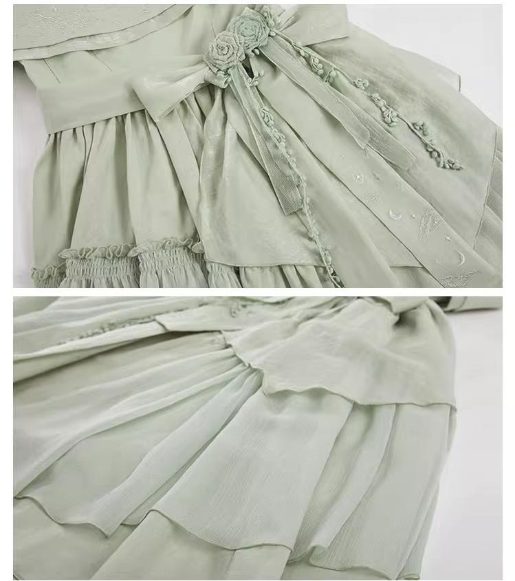 Nuit De Cellophane - A Thousand Moonfalls - Elegant Lolita JSK Dress Thin Cardigan