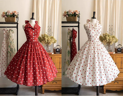 Forest Wardrobe - Afternoon Forest - Vintage Lolita Dress Halter Neck Open Back