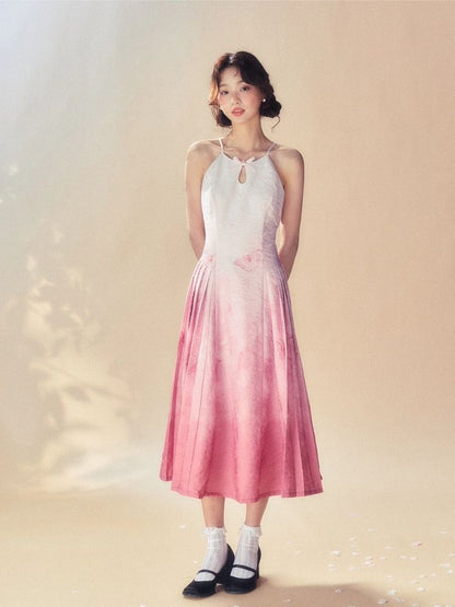 Gradient Dye Sling Dress【s0000007517】