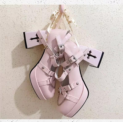 Witch's Night - Punk Lolita Heels Y2K Elegant Lolita Shoes