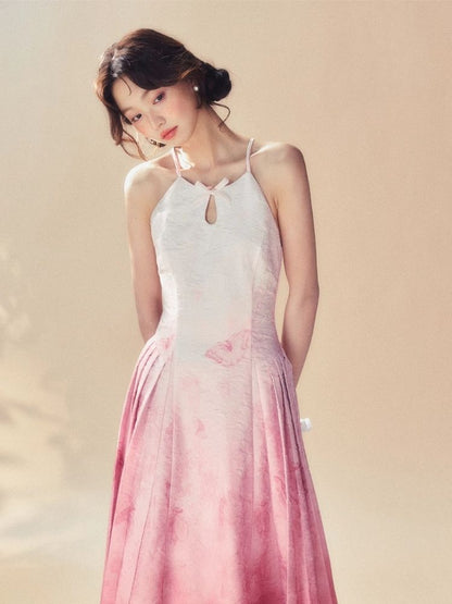 Gradient Dye Sling Dress【s0000007517】