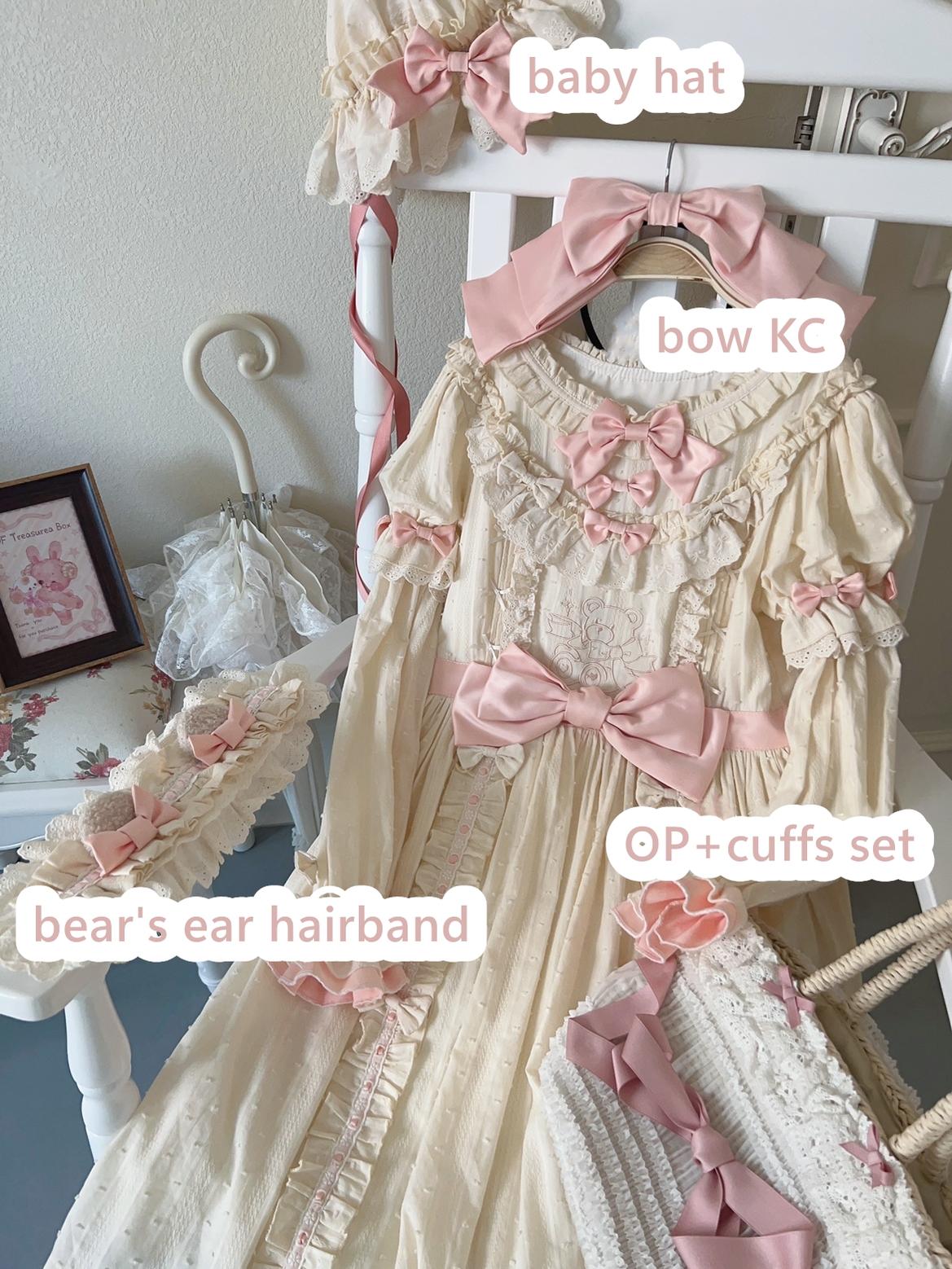 Seventeen Girls - Vintage Sweet Bear - Sweet Lolita OP Fullset Lolita Headdress
