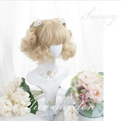 Alicegarden - Kawaii Casual Lolita Blonde Curly Wig