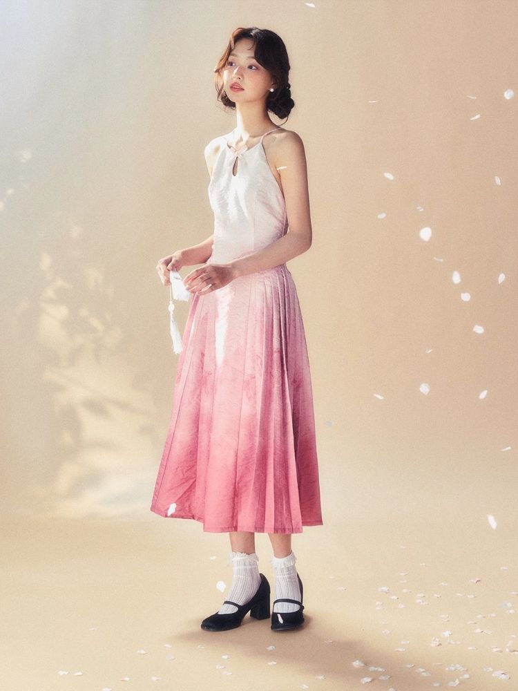 Gradient Dye Sling Dress【s0000007517】