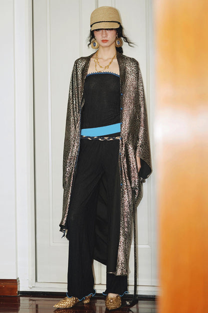 Silk Stripe Tank Top