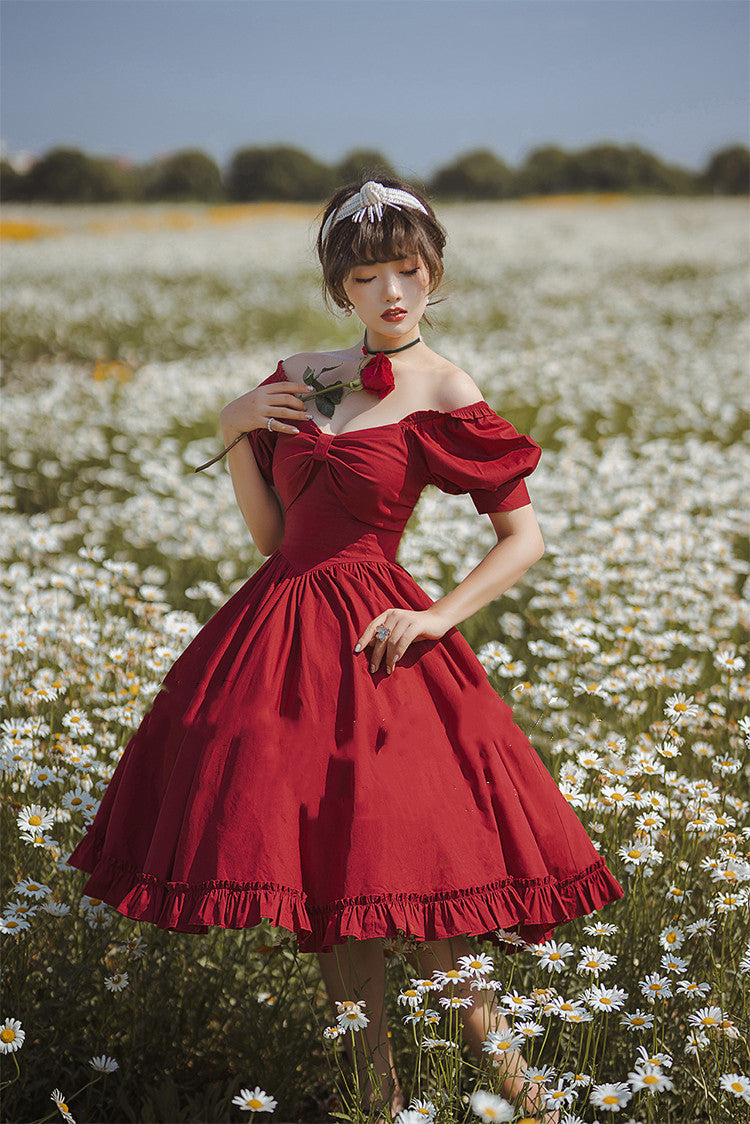 Beleganty - Miss Rebecca - Pure Color Elegant Lolita OP Dress