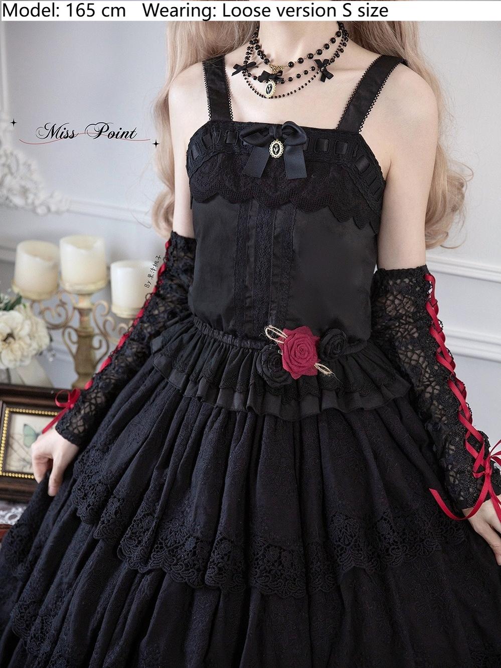 Miss Point - Forest Waltz - Cotton Lolita Camisole Embroidered Cami Top