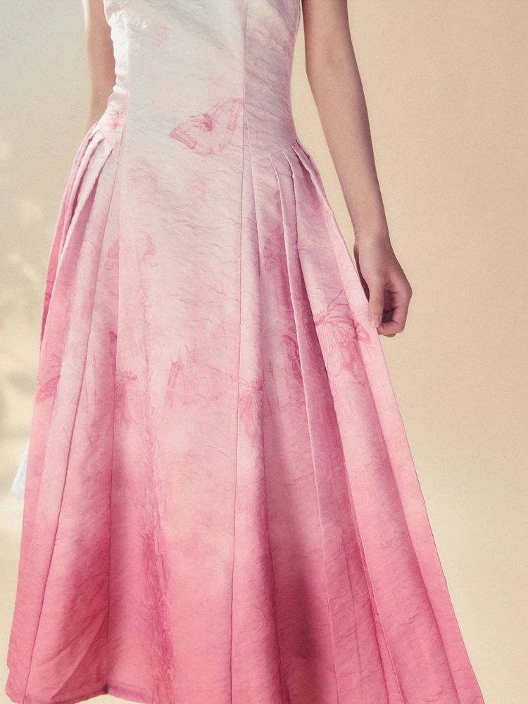 Gradient Dye Sling Dress【s0000007517】