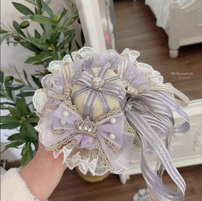 Cheese Cat - Sweet Lolita Cake Top Hat Handmade Lolita Accessory