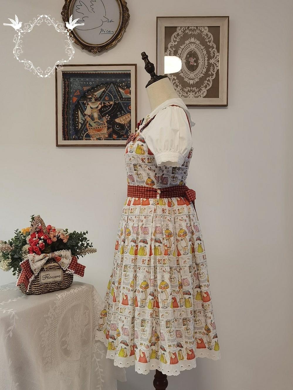 Miss Cube - Dress Up Dolls - Summer Kawaii Lolita JSK Dress Customized Size