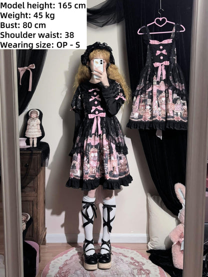 Uncle's Workshop - Missing Lamb Case - Gothic Lolita Dress Set with Sheep Prints
