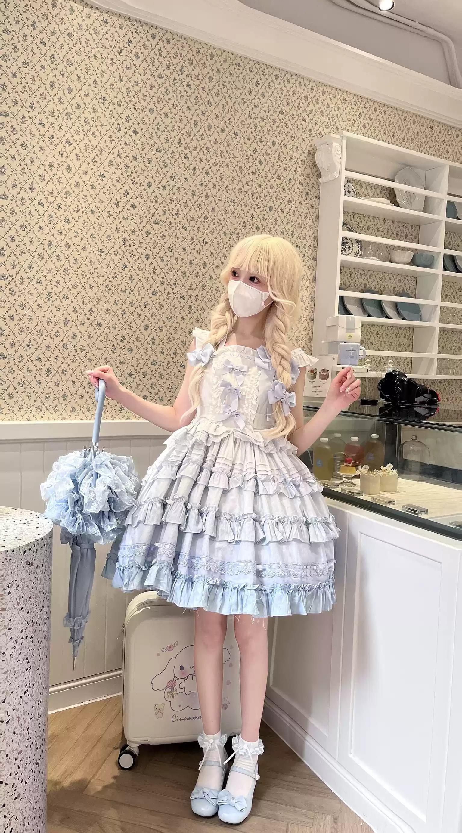 Mengfuzi - Little Milkfoo - Vintage Lolita Gradient Dress