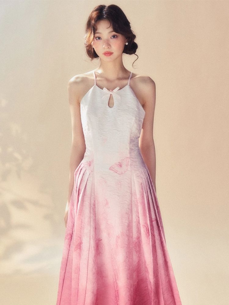 Gradient Dye Sling Dress【s0000007517】