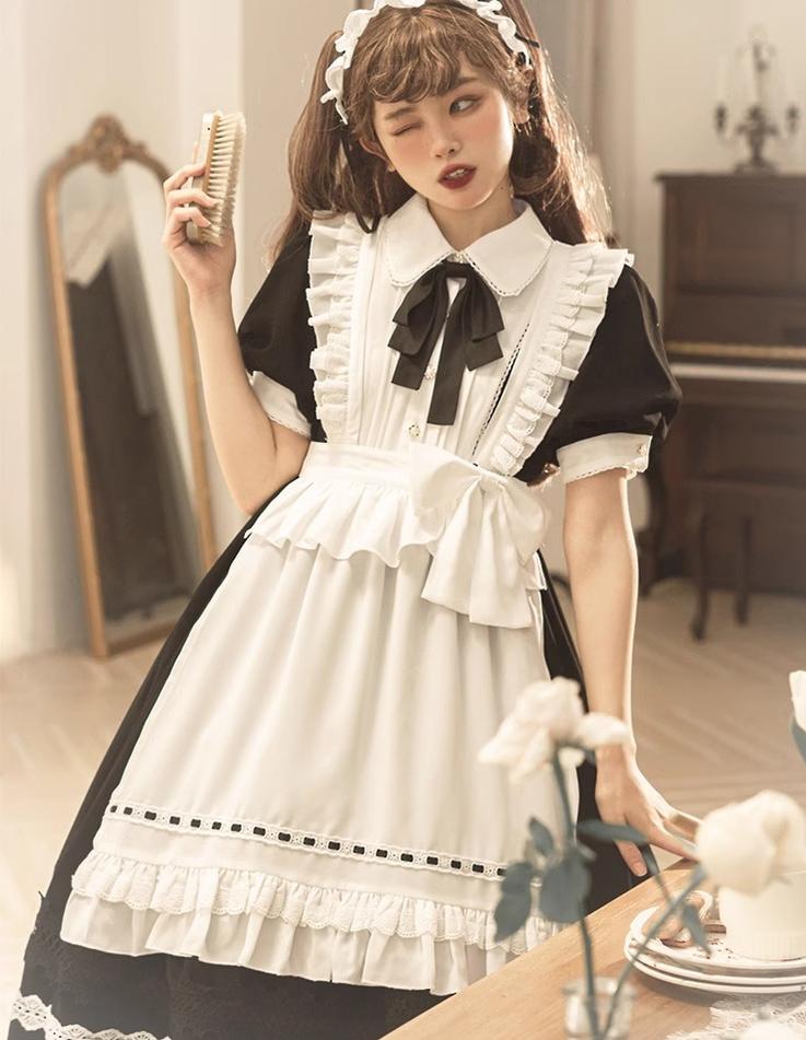 Sweet Date - Halloween Gothic Lolita OP Maid Lolita Dress Elegant Lolita OP