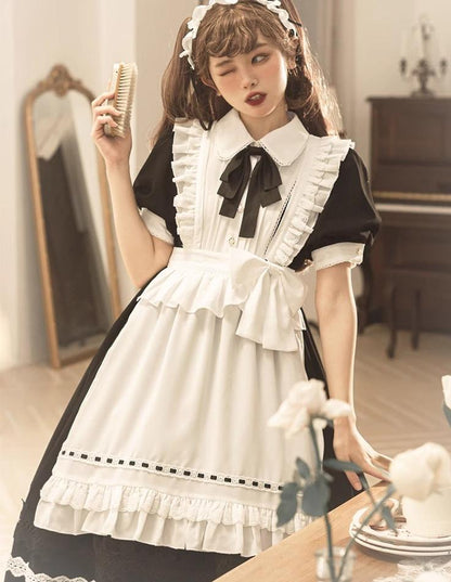 Sweet Date - Halloween Gothic Lolita OP Maid Lolita Dress Elegant Lolita OP