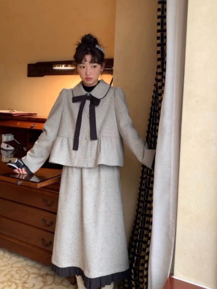 Small Lapel Double Breasted Suit【s0000005879】