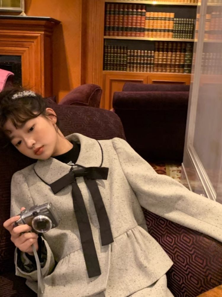 Small Lapel Double Breasted Suit【s0000005879】