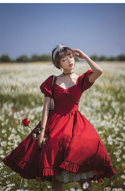 Beleganty - Miss Rebecca - Pure Color Elegant Lolita OP Dress