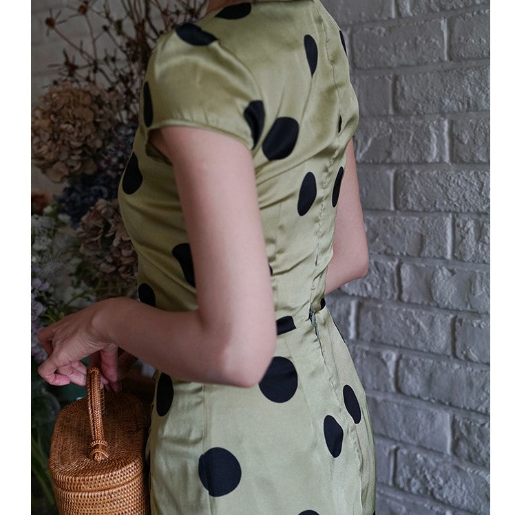 Duchess polka dot vintage skirt