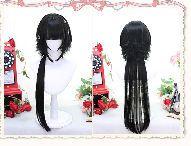 Dalao Home - Moon Night - Lolita Highlights Bang Short Wigs