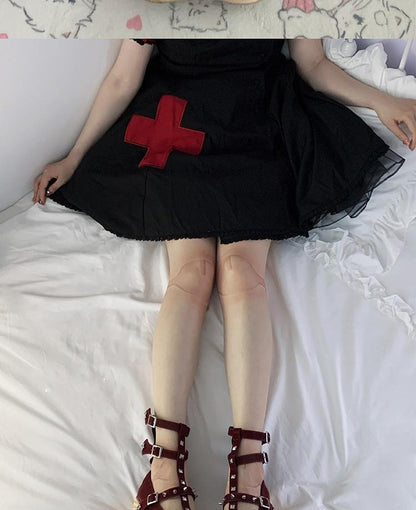 Roji Roji - Sweet Lolita Pantyhose, Joint Print Light Stockings