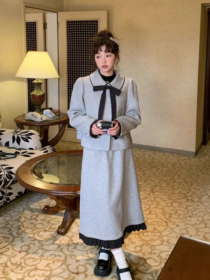 Small Lapel Double Breasted Suit【s0000005879】