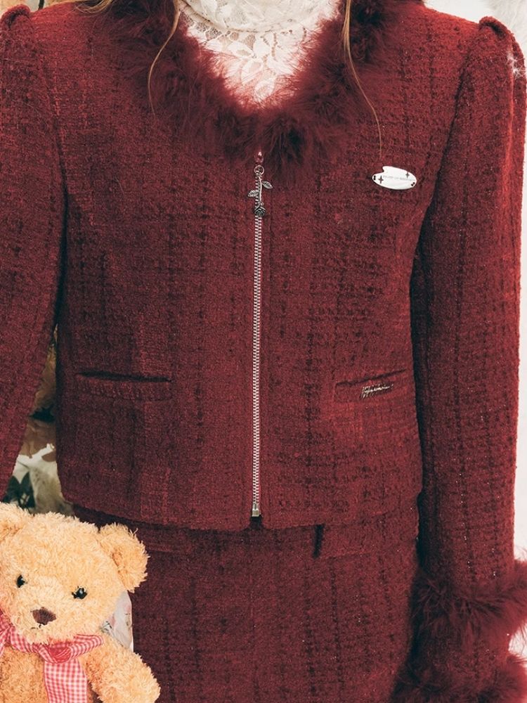 Chelsea Wool Little Fragrance Suit Dress【s0000004606】