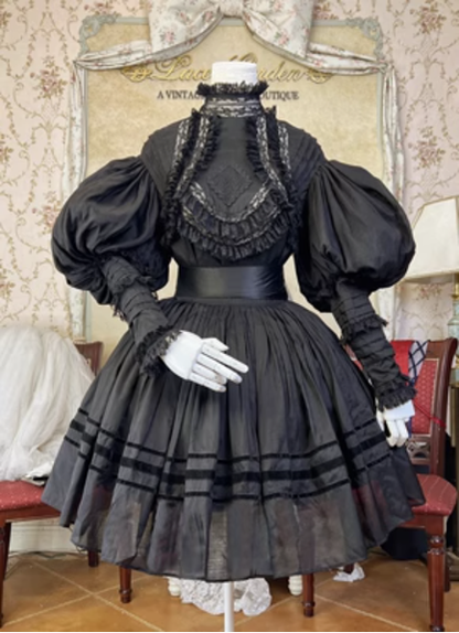 Lace Garden - Cool Summer - Vintage Lolita Victorian Shirt